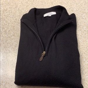 Turnbury Mens Extra Fine Merino Wool 1/4 Zip